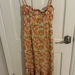 Hutch Floral Midi Dress